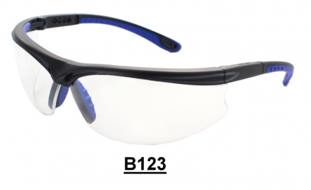 B123 Black+Blue lentes de seguridad