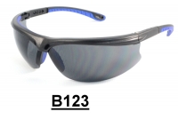 B123 Black+Blue lentes de seguridad