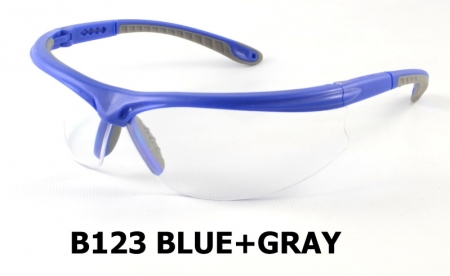 B123 Blue+Gray Safety Sport Eyewear