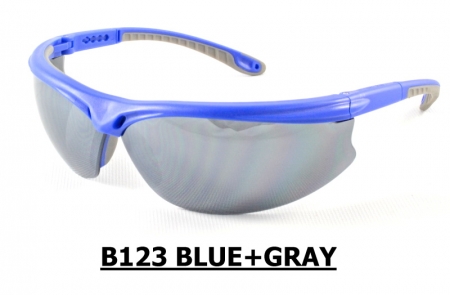 B123 Blue+Gray Safety Sport Eyewear