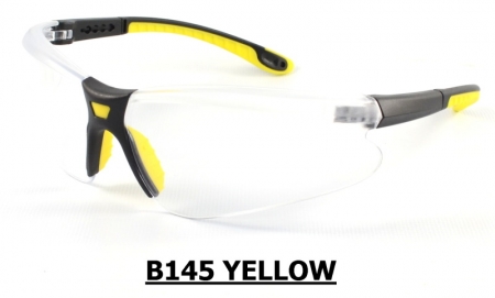 B145 Yellow Safety glasses