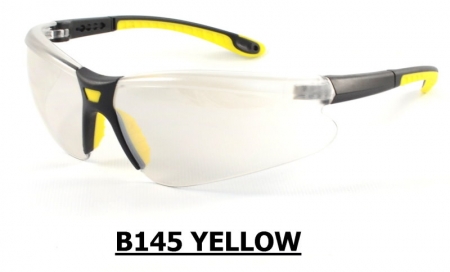 B145 Yellow Safety glasses